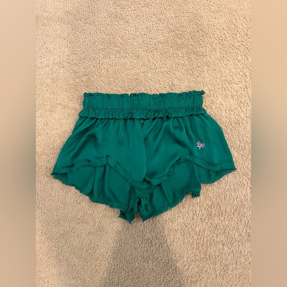 free people green pajamas size XS (but runs big) - Picture 3 of 4